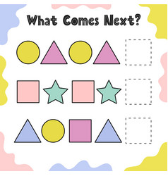 What Comes Next Puzzle For Kids Continue