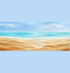 Blurred Tropical Summer Beach Background