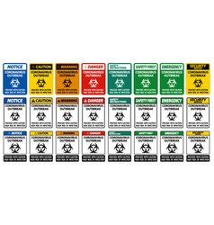 Coronavirus Outbreak Sign Isolate On White