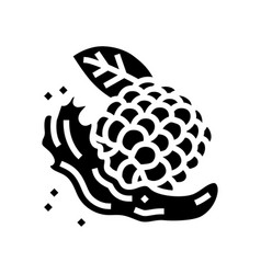 Splash Juice Blackberry Glyph Icon