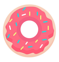 Police Candy Donut Icon Cartoon Cop Guard