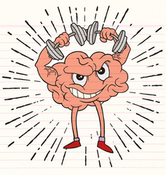 Doodle Brain Lifts With Dumbbells Fitnes