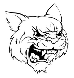 Wildcat Mascot Character