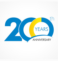 200 Years Anniversary Logo