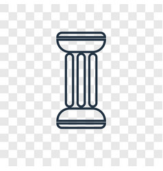 Column Concept Linear Icon Isolated