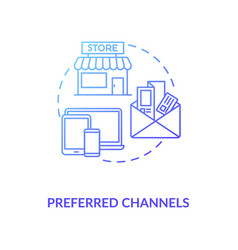 Preferred Channels Concept Icon