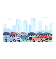 Traffic Jam Automobiles Congestion City