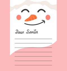 Christmas Card Letter To Send Message To Santa Cla