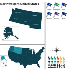 Map Of Northwestern United States