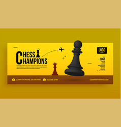 3d Chess Battle Competition Social Media Cover