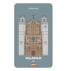 San Pablo Church In Valladolid Spain