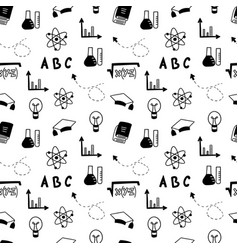 Seamless Pattern With Education Elements