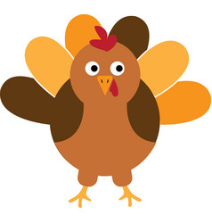 Thanksgiving Turkey Bird Funny Cartoon Turkey