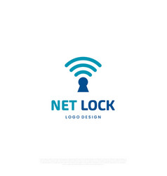 Wifi Lock Logo Wi-fi Icon Combine With Key Hole