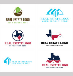 Real Estate In Texas Business Property Logo Design