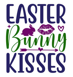 Easter Bunny Kisses Silhouette Bunny