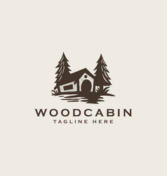 Rustic Retro Vintage Wooden Barn Farm Logo