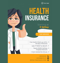 Flyer Design Of Health Insurance