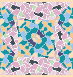 Kaleidoscope Seamless Pattern In Doodle Style