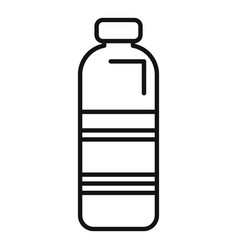 Plastic Bottle With Cap Icon Simple Style