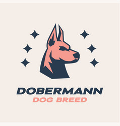 Doberman Head Logo