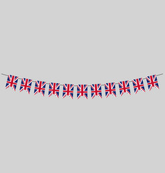 Uk Flag Garland Union Jack Pennants Chain