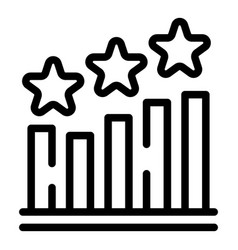 Integrity Star Graph Icon Outline Balance