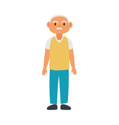 Old Man Standing Avatar Character