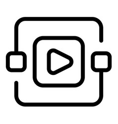 Video Online Share Icon Outline Viral