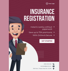 Flyer Design Of Insurance Registration