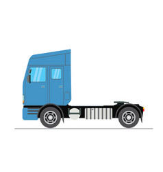 Blue Semi Truck