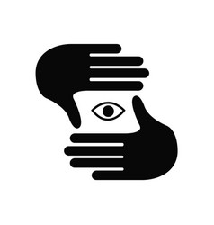 Eye Hand Icon