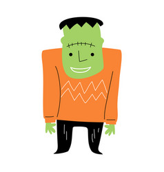 Frankenstein Halloween Cartoon Characters