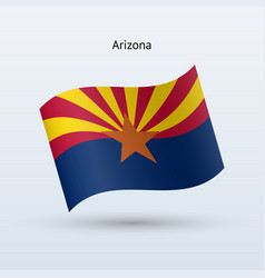 State Of Arizona Flag Waving Form