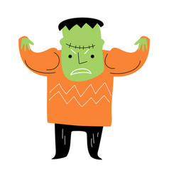 Frankenstein Halloween Cartoon Characters