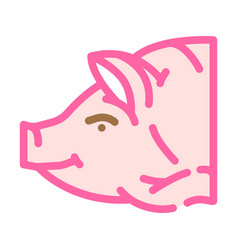 Pig Animal Color Icon