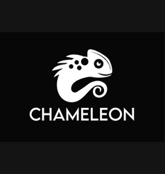 Chameleon Minimal Logo Design Concept