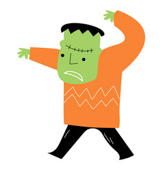 Frankenstein Halloween Cartoon Characters