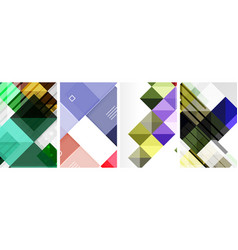 Square Abstract Poster Set