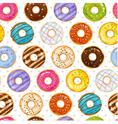 Powdered Donut Dessert Background Donuts