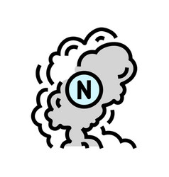 Smoke Nicotine Tobacco Color Icon