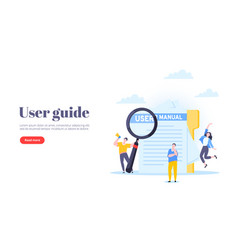 User Manual Guide Book Flat Style Design