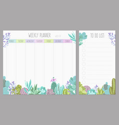 Weekly Planner Design