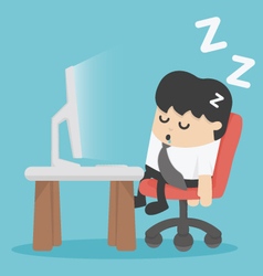 sleeping at work cartoon