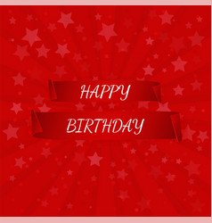 Happy birthday banner paper scrolls Royalty Free Vector