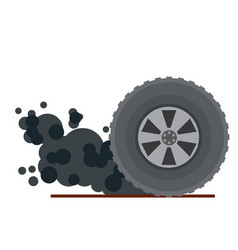 Tire Of Car Speed And Racing