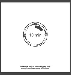 A Clock Icon Indicating Time Span 10