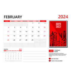 February 2024 Template Week Start On Sunday