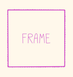 Hand Drawn Frame Element Abstract