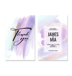 Holo Gradient Invitation Pastel Blue Violet Pink